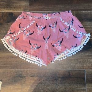 Altar’s state bull skull shorts